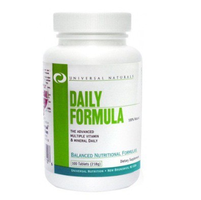 Multivitamínico Daily Formula Universal - 100 tabs (a partir de R$ 56,99)